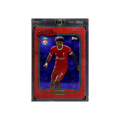 Luis Diaz 2023 Topps Liverpool Team Set The Mighty Reds Red /10