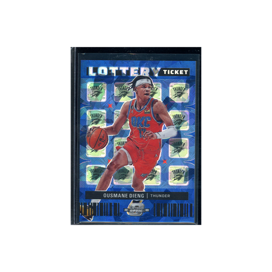 Ousmane Dieng 2022-23 Panini Contenders Optic Basketball Lottery Ticket Blue Ice Rookie /75