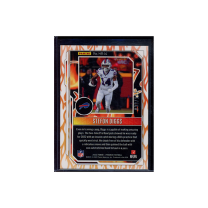 Stefon Diggs 2022 Panini Phoenix Football Hot Routes Red /199