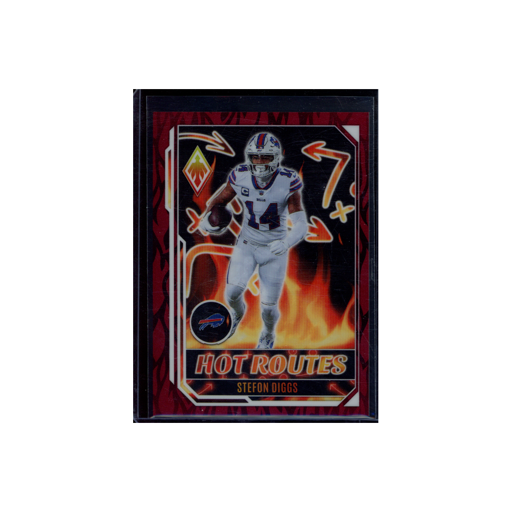 Stefon Diggs 2022 Panini Phoenix Football Hot Routes Red /199