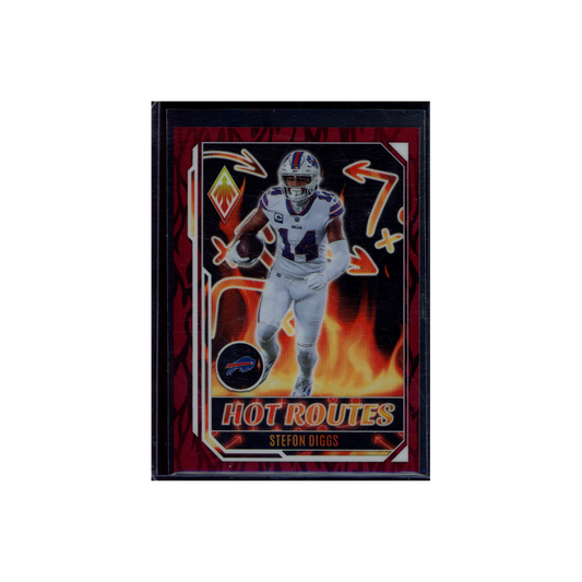 Stefon Diggs 2022 Panini Phoenix Football Hot Routes Red /199