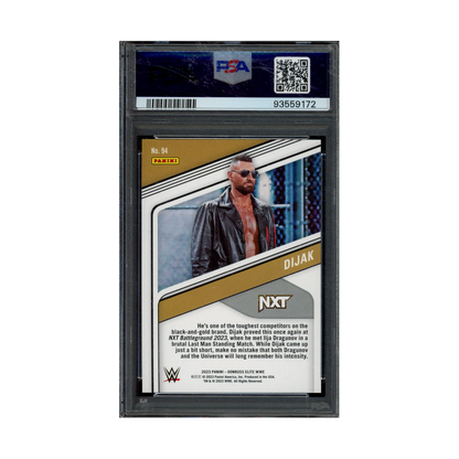Dijak 2023 Panini Donruss Elite WWE Black 1/1 PSA 10