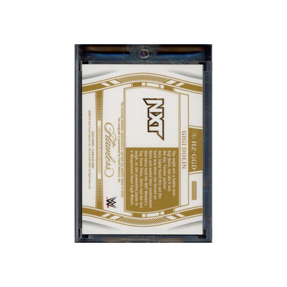 Gigi Dolin 2024 Panini Flawless WWE Patch Auto /25