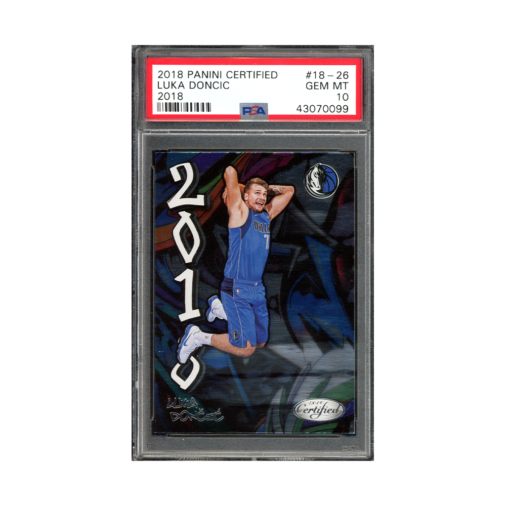 Luka Doncic 2018-19 Panini Certified Basketball Rookie PSA 10