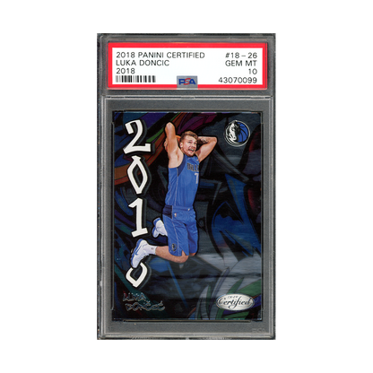 Luka Doncic 2018-19 Panini Certified Basketball Rookie PSA 10