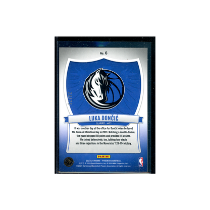 Luka Doncic 2023-24 Panini Phoenix Basketball Crusade Purple /75