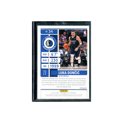 Luka Doncic 2019-20 Panini Contenders Optic Basketball Season Ticket Red