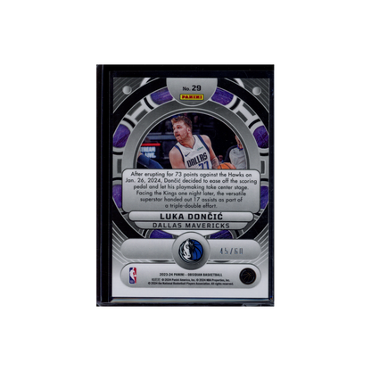 Luka Doncic 2023-24 Panini Obsidian Basketball Orbital /60