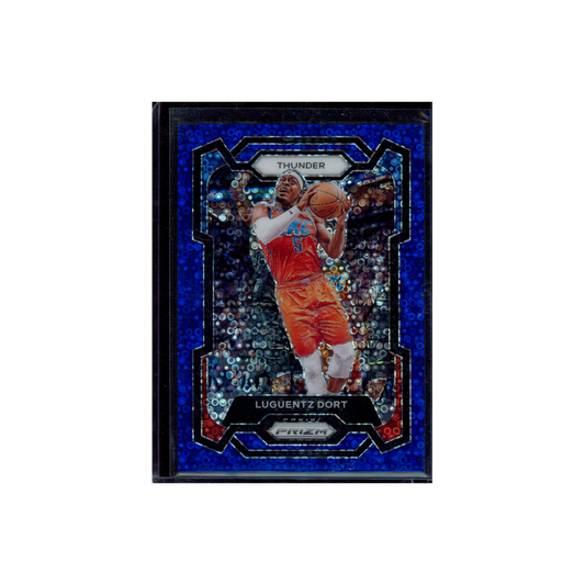 Luguentz Dort 2023-24 Panini Prizm Basketball Blue Fast Break /150