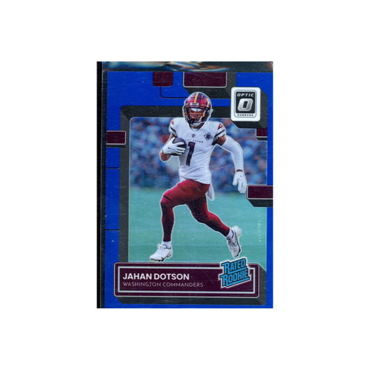Jahan Dotson 2022 Panini Donruss Optic Football Rated Rookie Blue /179