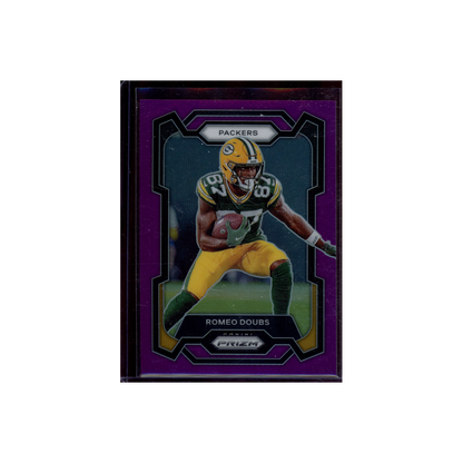 Romeo Doubs 2023 Panini Prizm Football Purple /125