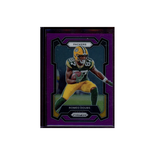 Romeo Doubs 2023 Panini Prizm Football Purple /125