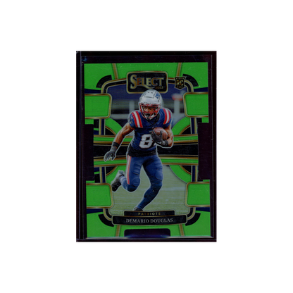 Demario Douglas 2023 Panini Select Rookie Green Die-Cut /699