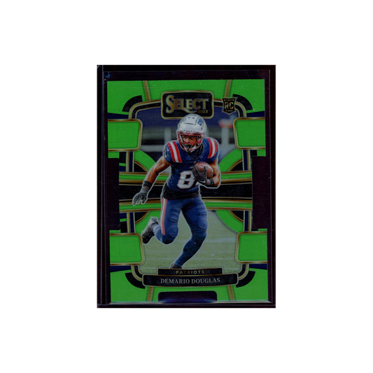 Demario Douglas 2023 Panini Select Rookie Green Die-Cut /699