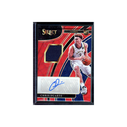 Chris Duarte 2021-22 Panini Select Basketball RPA Red Wave