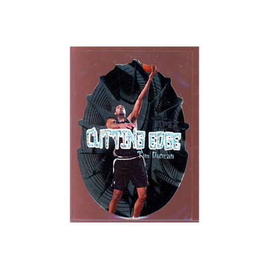 Tim Duncan 1999 Skybox Apex Cutting Edge Die-Cut
