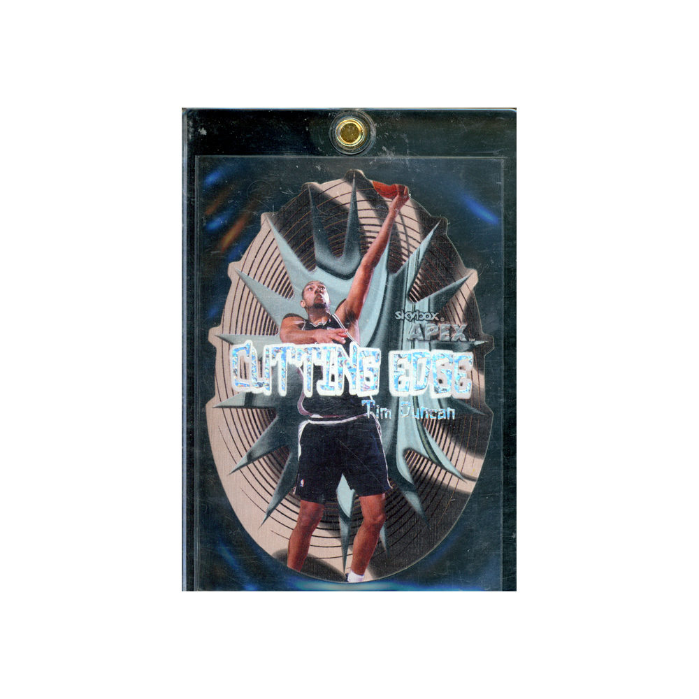Tim Duncan 1999 Skybox Apex Cutting Edge PLUS Die-Cut
