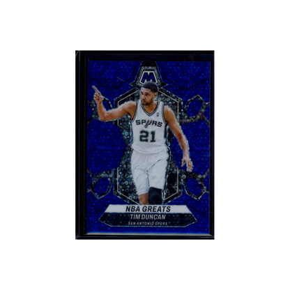 Tim Duncan 2023-24 Panini Mosaic Basketball Fast Break Blue /85