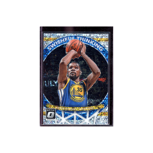 Kevin Durant 2017-18 Panini Donruss Optic Basketball Swishful Thinking Fast Break