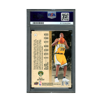 Kevin Durant 2007 SP Rookie Edition PSA 8