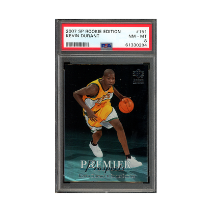 Kevin Durant 2007 SP Rookie Edition PSA 8