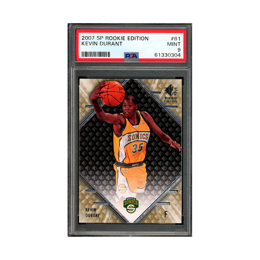 Kevin Durant 2007 SP Rookie Edition PSA 9