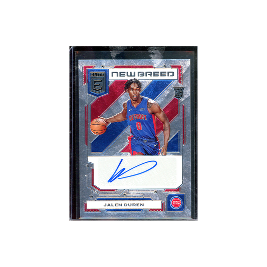 Jalen Duren 2022-23 Panini Donruss Elite Basketball New Breed Rookie Auto