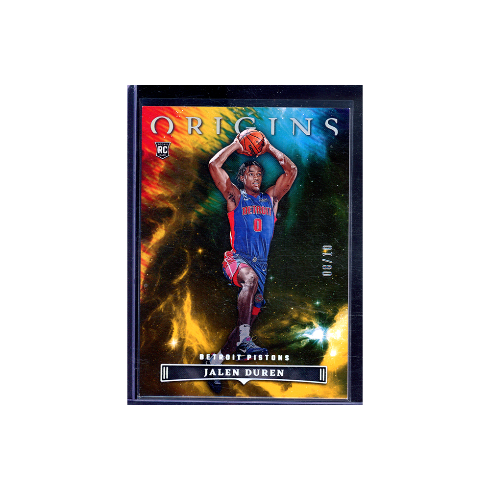 Jalen Duren 2022-23 Panini Origins Basketball Rookie Gold /10