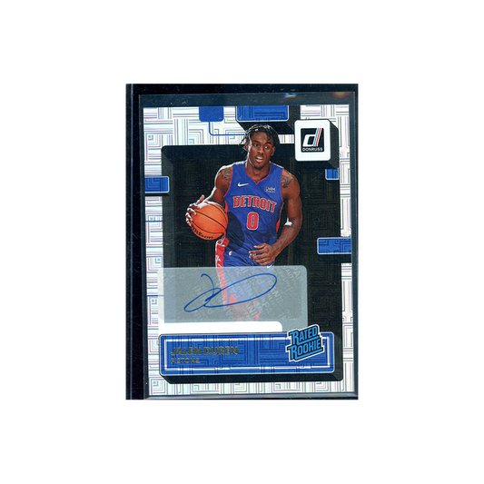 Jalen Duren 2022-23 Panini Donruss Basketball Rated Rookie Choice Auto