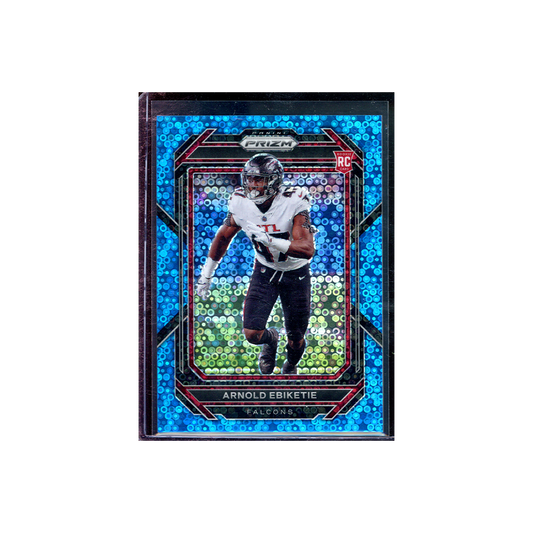 Arnold Ebiketie 2022 Panini Prizm Football No Huddle Light Blue Rookie /79