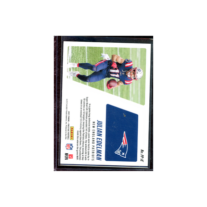 Julian Edelman 2021 Panini Prestige Football Prestigious Pros Pink /50