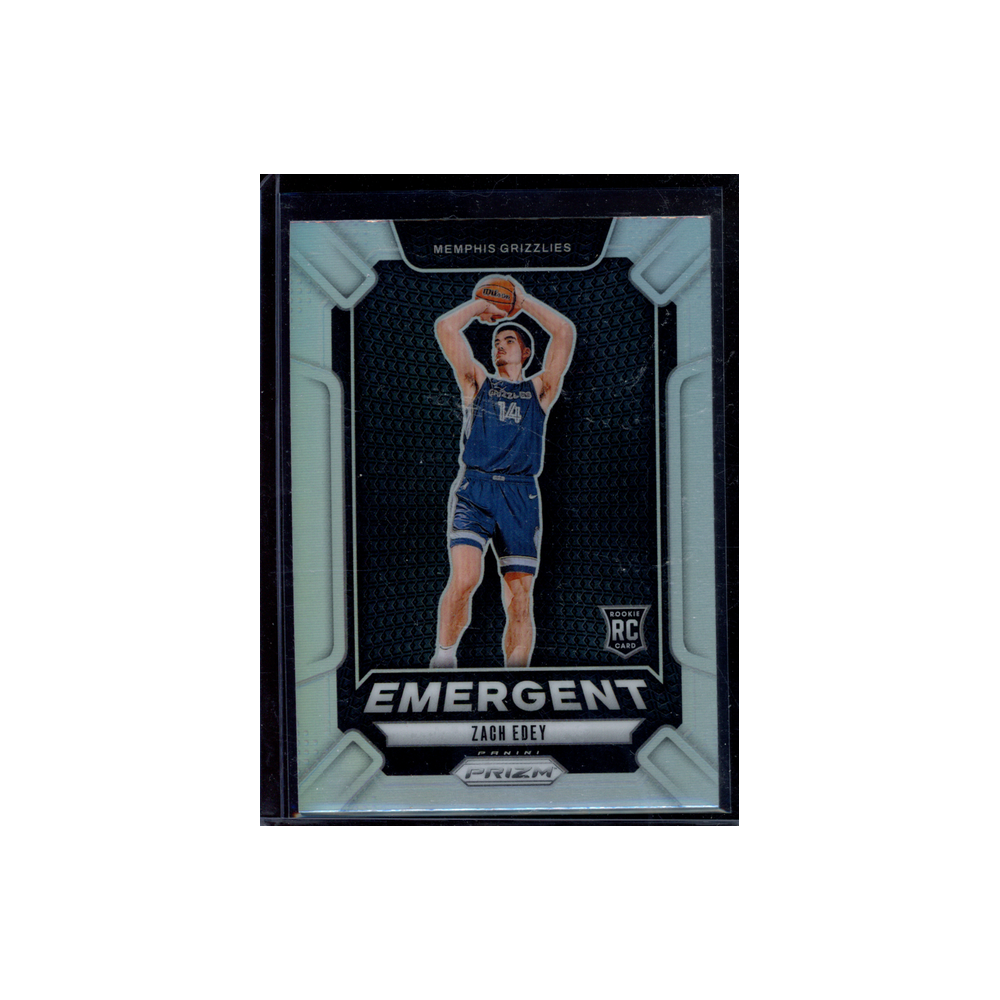 Zach Edey 2024-25 Panini Prizm Basketball Emergent Rookie Silver