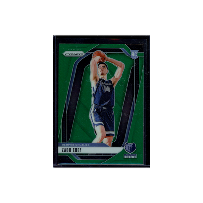 Zach Edey 2024-25 Panini Prizm Basketball Rookie Green #249