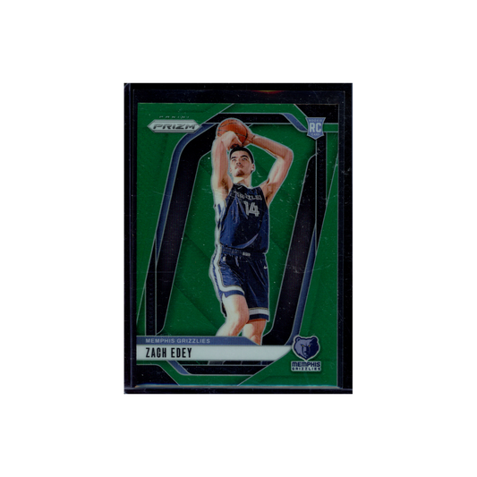 Zach Edey 2024-25 Panini Prizm Basketball Rookie Green #249