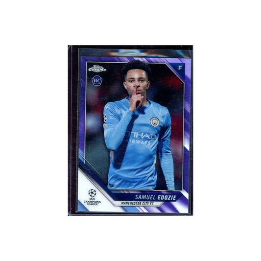 Samuel Edozie 2021-22 Topps Chrome UCL Soccer Rookie /250