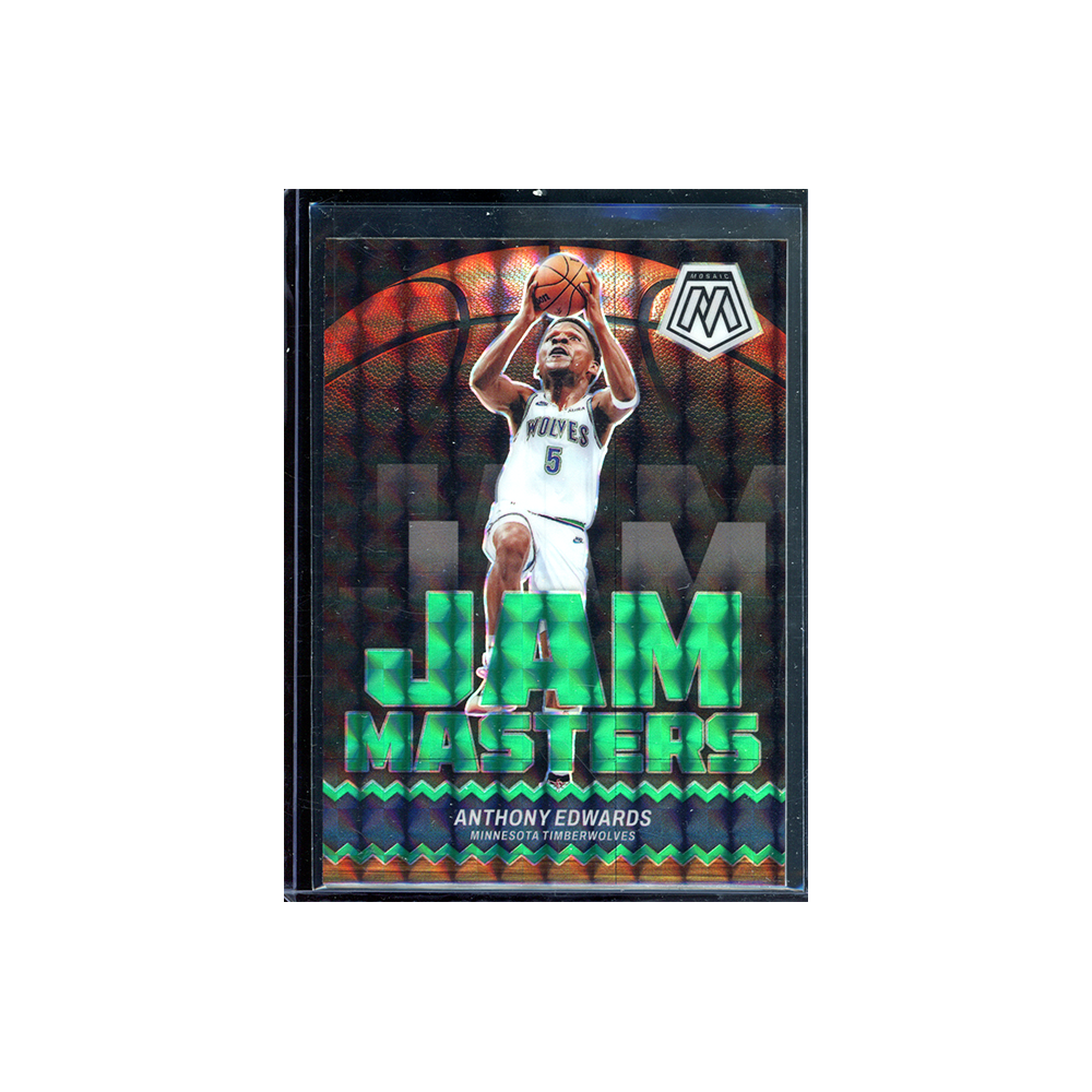 Anthony Edwards 2023-24 Panini Mosaic Basketball Jam Masters Green