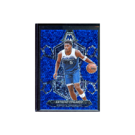 Anthony Edwards 2023-24 Panini Mosaic Basketball Fast Break Blue /85