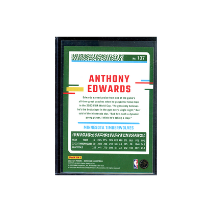 Anthony Edwards 2023-24 Panini Donruss Basketball Press Proof /199