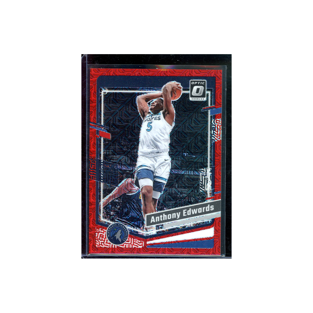 Anthony Edwards 2023-24 Panini Donruss Optic Basketball Red Choice /88