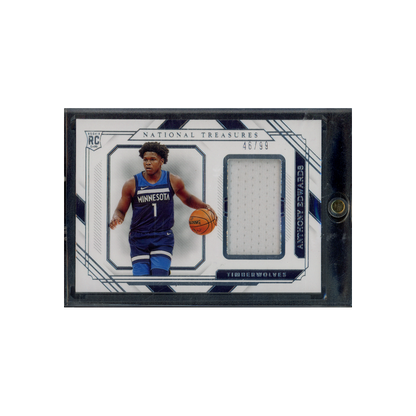 Anthony Edwards 2020-21 National Treasures Baskeball Rookie Patch /99