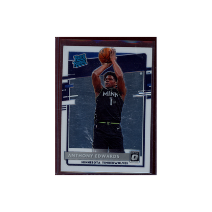 Anthony Edwards 2020-21 Panini Donruss Optic Basketball Rated Rookie