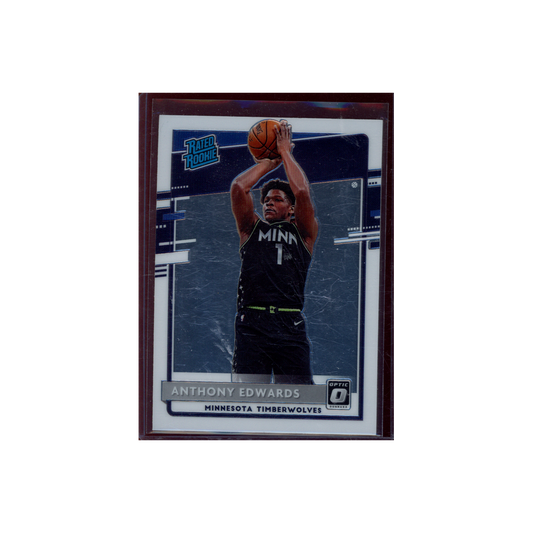 Anthony Edwards 2020-21 Panini Donruss Optic Basketball Rated Rookie