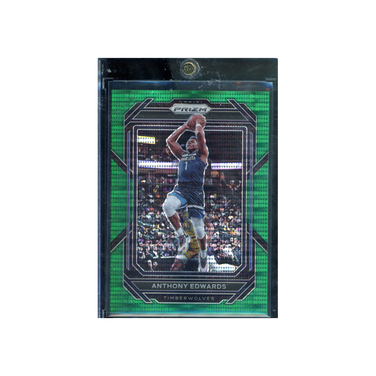 Anthony Edwards 2022-23 Panini Prizm Basketball Green Pulsar Prizm /25