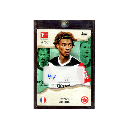 Hugo Ekitike 2025 Topps Bundesliga International Stars Auto /25