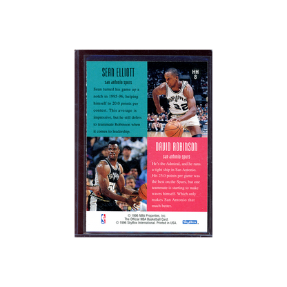 Elliott / Robinson 1996 Hoops Basketball Head 2 Head