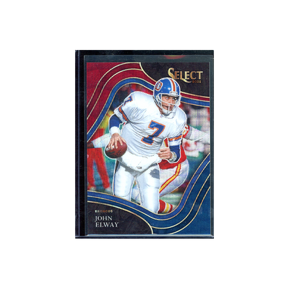 John Elway 2021 Panini Select Football Tri Color Field Level /75