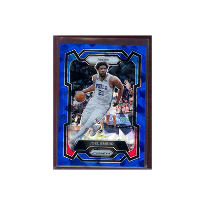 Joel Embiid 2023-24 Panini Prizm Basketball Blue Ice /125