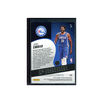 Joel Embiid 2022-23 Panini Revolution Basketball Asia /75