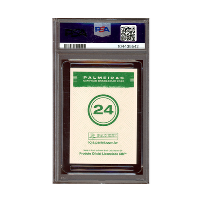 Endrick 2022 Panini Brasileirao Palmeiras Campeao 22 PSA 7