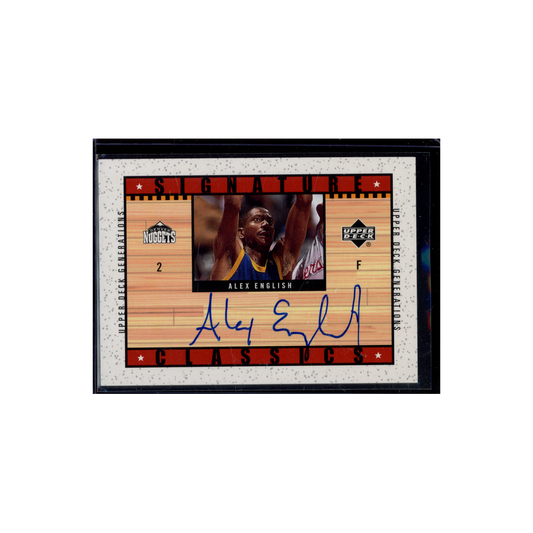 Alex English 2002-03 Upper Deck Generations Signature Classics